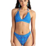 Blu4u γυναικείο εμπριμέ μπικίνι σλιπ ψηλόμεσο 'BLUE IKAT' 26365582
