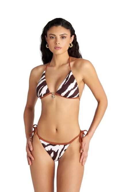 Blu4u γυναικείο μπικίνι τοπ τρίγωνο 'ZEBRA STRIPES' 26366563