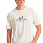 Funky Buddha ανδρικό t-shirt με τύπωμα στην πλάτη FBM011-051-04