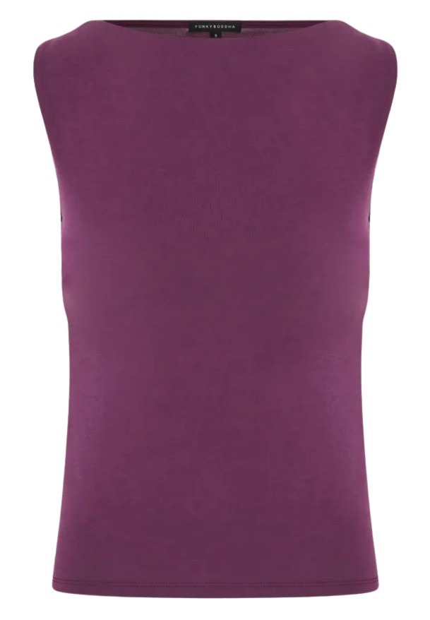 Funky Buddha γυναικείο αμάνικο top FBL013-106-17 Funky Buddha γυναικείο αμάνικο top FBL013-106-17