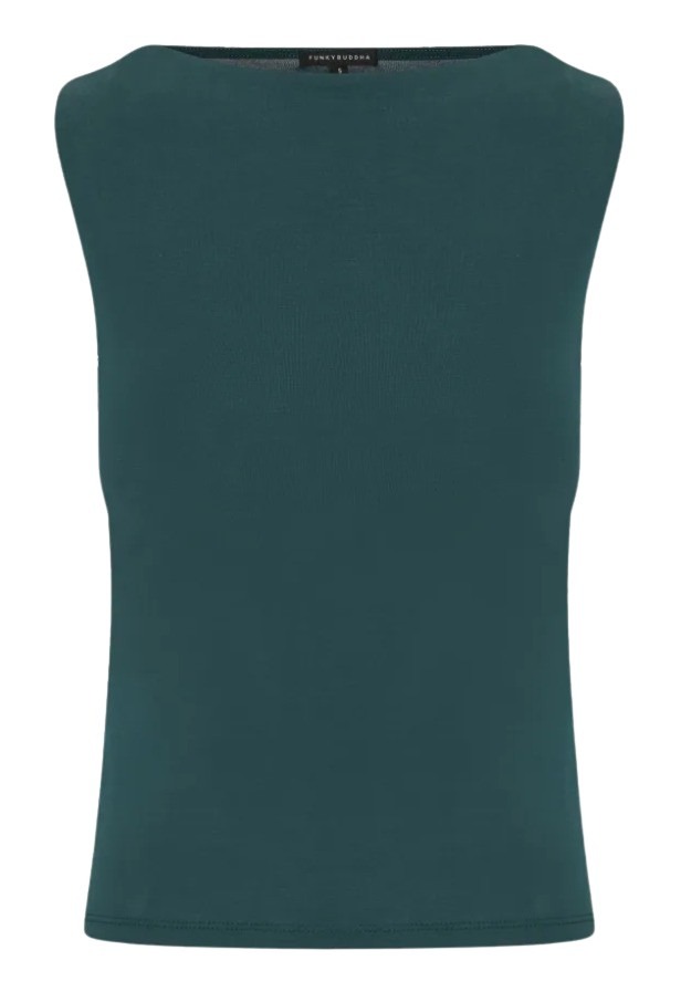 Funky Buddha γυναικείο αμάνικο top FBL013-106-17