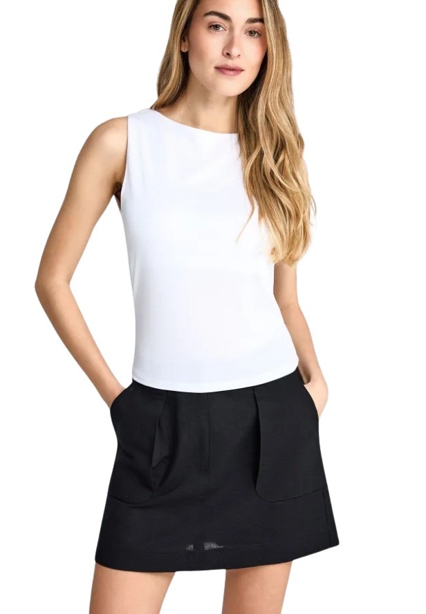 Funky Buddha γυναικείο αμάνικο top FBL013-106-17