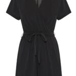 Funky Buddha γυναικεία ολόσωμη φόρμα με ζώνη FBL013-108-12