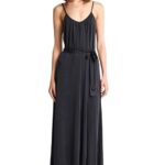 Funky Buddha γυναικείο relaxed μάξι φόρεμα με ζώνη στη μέση FBL013-111-13