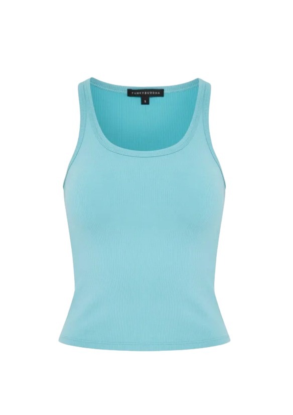 Funky Buddha γυναικείο rib tank top FBL013-113-17