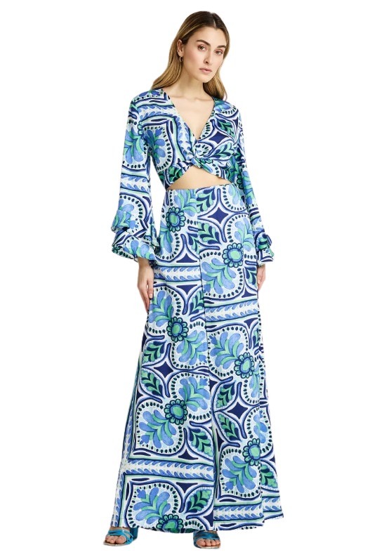 Funky Buddha γυναικεία boho παντελόνα FBL013-123-02