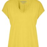 Funky Buddha γυναικείο μονόχρωμο t-shirt FBL013-111-04