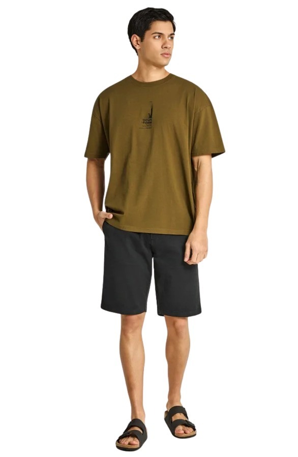 Funky Buddha ανδρική βερμούδα chino FBM013-001-03
