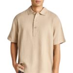 Funky Buddha ανδρική lyocell oversized μπλούζα polo FBM013-005-11
