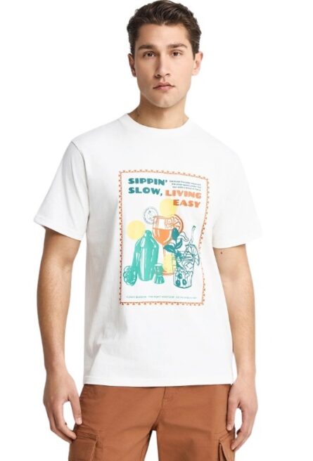 Funky Buddha ανδρικό t-shirt με τύπωμα FBM013-041-04