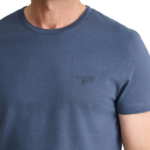 Navy&Green ανδρικό μονόχρωμο t-shirt 24TU.323/6P.2