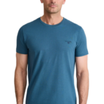 Navy&Green ανδρικό μονόχρωμο t-shirt 24TU.323/6P.2
