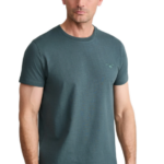 Navy&Green ανδρικό μονόχρωμο t-shirt 24TU.323/6P.2