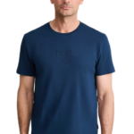 Navy&Green ανδρικό μονόχρωμο t-shirt κέντημα 24TU.346/4R