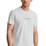 Navy&Green ανδρικό μονόχρωμο t-shirt κέντημα 24TU.346/4R