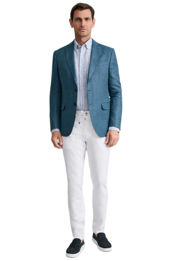 Navy&Green ανδρικό απίετο chinos παντελόνι με κορδόνι 24KP.004/JG.2