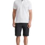 Navy&Green ανδρική cargo βερμούδα με ζώνη 24RE.123/CGV.2