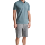 Navy&Green ανδρική cargo βερμούδα με ζώνη 24RE.123/CGV.2