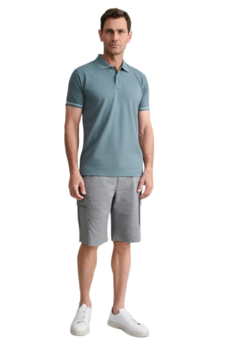 Navy&Green ανδρική cargo βερμούδα με ζώνη 24RE.123/CGV.2