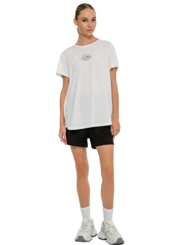 Bdtk γυναικεία oversized μπλούζα με ασύμμετρο τελείωμα 1261-902328