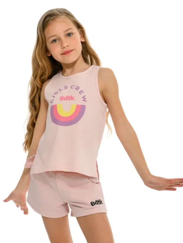 Bdtk παιδικό αμάνικο tank top για κορίτσι με τύπωμα 1261-704023