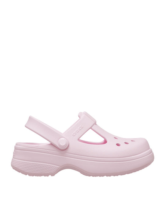 Crocs Classic Mary Jane Clog K παιδικά ανατομικά σαμπό για κορίτσι 210615