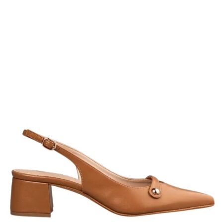 Envie Shoes Pointy Slingback Pumps γυναικείες γόβες με χοντρό τακούνι E02-21741