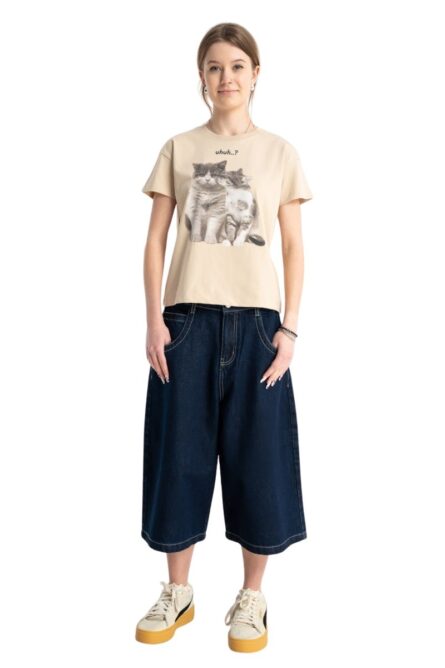 Reporter παιδικό t-shirt με τύπωμα για κορίτσι RY261-0440G-27-290