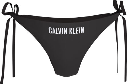 Calvin Klein γυναικείο μονόχρωμο μονοκίνι σλιπ κορδονάκια Q61220