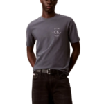 Calvin Klein ανδρικό μονόχρωμο t-shirt λογότυπο 20S April Graphic Seasonal LV04RE825G