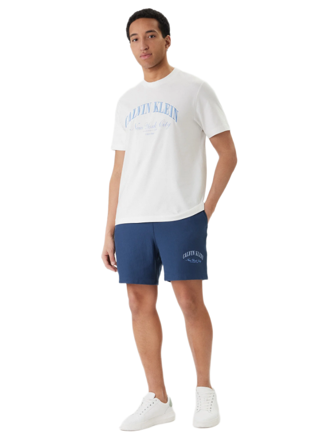 Calvin Klein ανδρική αθλητική βερμούδα Premium Terry Collegiate Shorts LV04RF275G