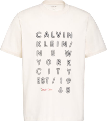 Calvin Klein ανδρικό t-shirt τύπωμα Centre Front Graphic Print LV04RF814G