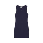 Calvin Klein γυναικείο αμάνικο waffle φόρεμα LV047F235G