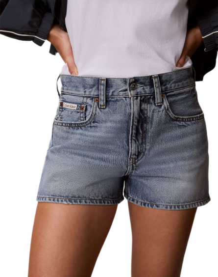 Calvin Klein γυναικείο κοντό τζιν σορτς LV047F770G