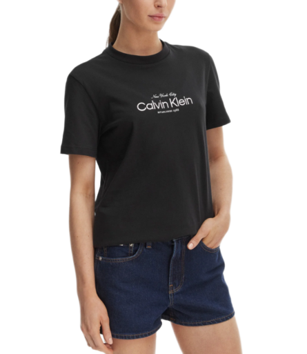 Calvin Klein γυναικείο t-shirt κεντημένο λογότυπο LV047F810G