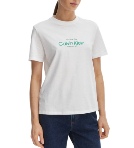 Calvin Klein γυναικείο t-shirt κεντημένο λογότυπο LV047F810G