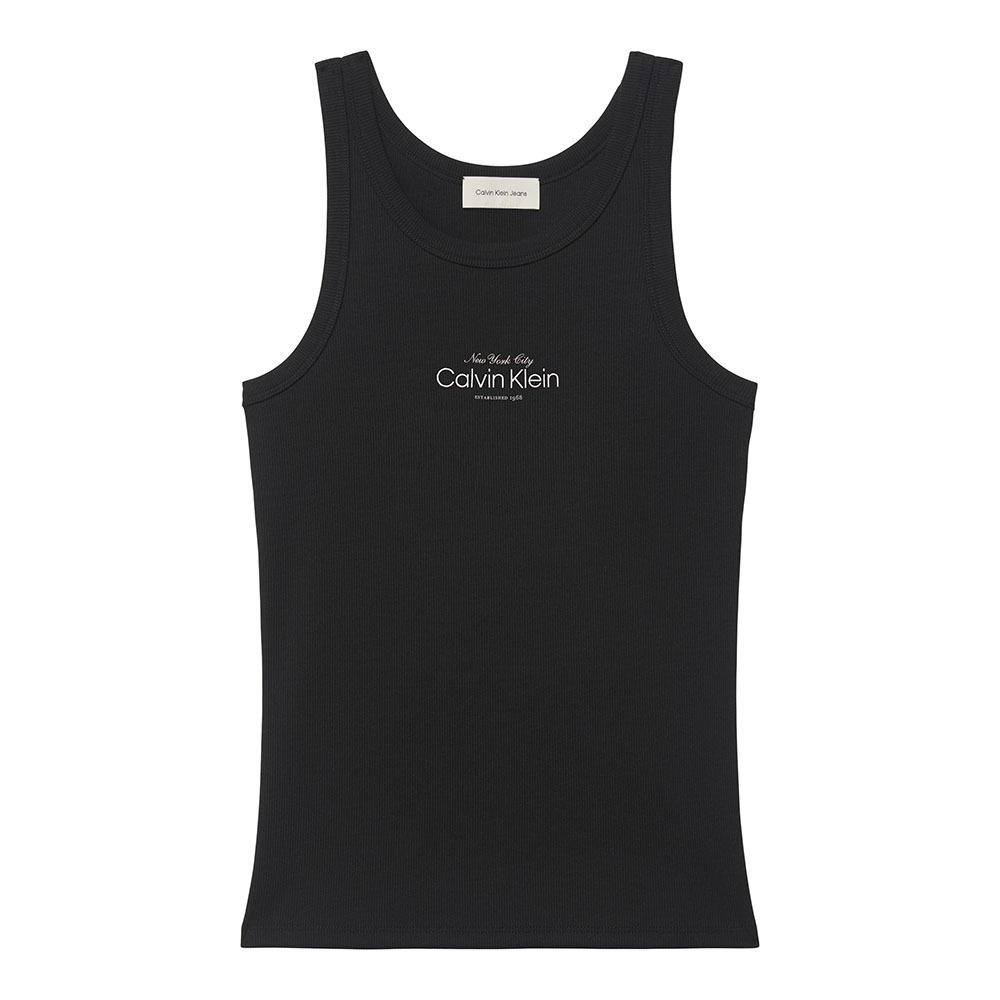 Calvin Klein γυναικείο αμάνικο τοπ λογότυπο LV047F816G