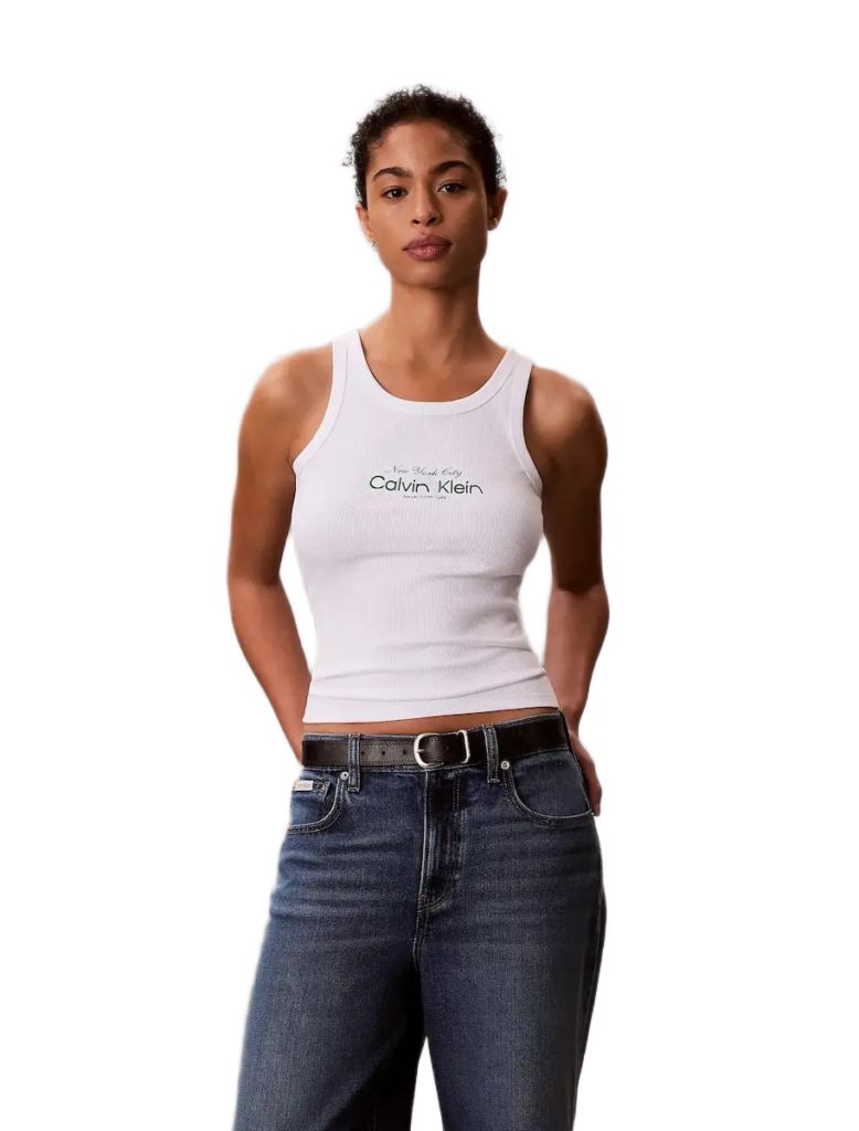Calvin Klein γυναικείο αμάνικο τοπ λογότυπο LV047F816G Calvin Klein γυναικείο αμάνικο τοπ λογότυπο LV047F816G