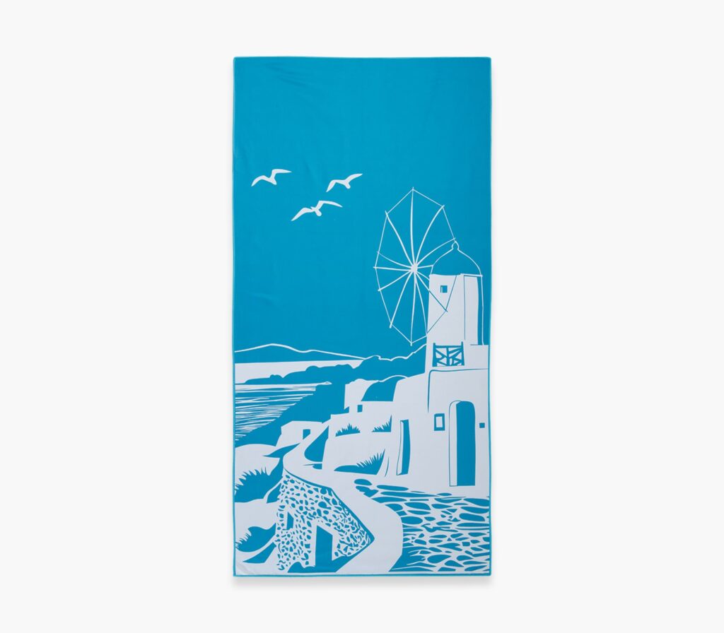 Nef-Nef My Island Blue πετσέτα θαλάσσης 80x160cm 040051