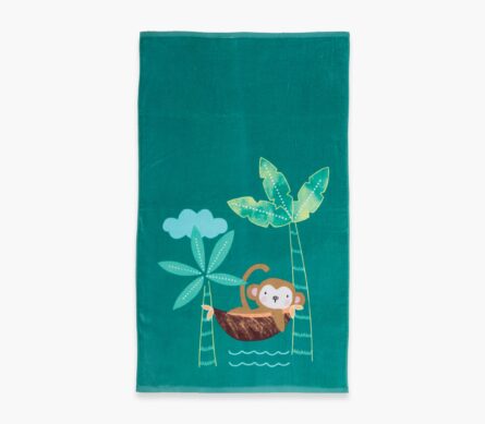 Nef-Nef Tropical Monkey παιδική πετσέτα θαλάσσης 70x120cm 040057