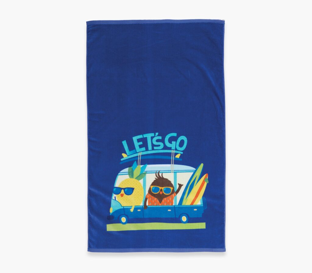 Nef-Nef Lets Go παιδική πετσέτα θαλάσσης 70x120cm 040059