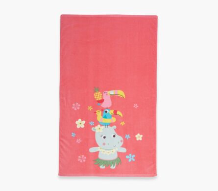 Nef-Nef Aloha Hippo παιδική πετσέτα θαλάσσης 70x120cm 040060