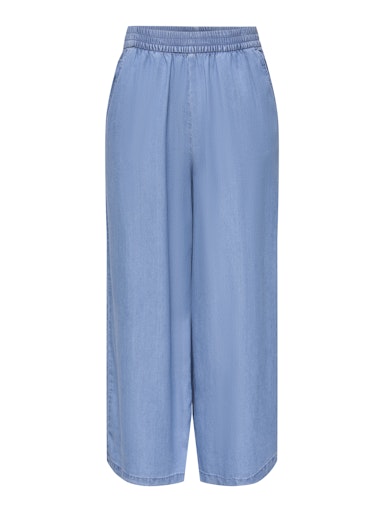 Only γυναικεία μονόχρωμη ζιπ κιλότ ONLCHARIS LIFE CULOTTE PANTS 15363962