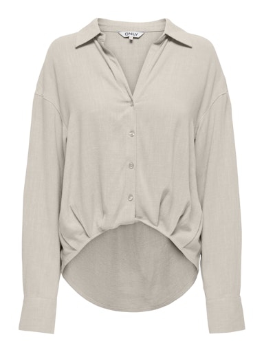 Only γυναικείο πουκάμισο balloon ONLSIESTA L/S LINEN BL BALLOON SHIRT 15367420