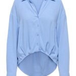 Only γυναικείο πουκάμισο balloon ONLSIESTA L/S LINEN BL BALLOON SHIRT 15367420