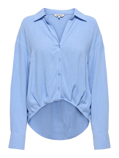 Only γυναικείο πουκάμισο balloon ONLSIESTA L/S LINEN BL BALLOON SHIRT 15367420