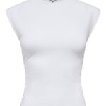 Only γυναικείο αμάνικο τοπ ONLMIRA CAPSL RUCHING TOP 15367938