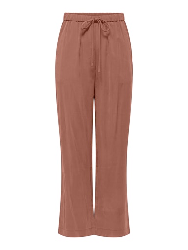 Only γυναικεία μονόχρωμη παντελόνα ONLMADELI OAKLYN LONG PULL UP PANTS 15371523