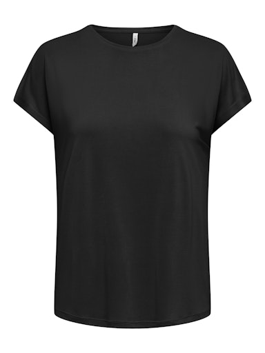 Only γυναικείο μονόχρωμο t-shirt ONLHANNAH S/S BATSLEEVE TOP 15371576