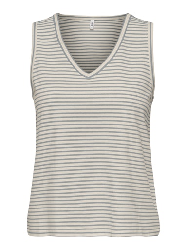 Only γυναικείο αμάνικο ριγέ τοπ ONLFLAME S/L TOP 15371968